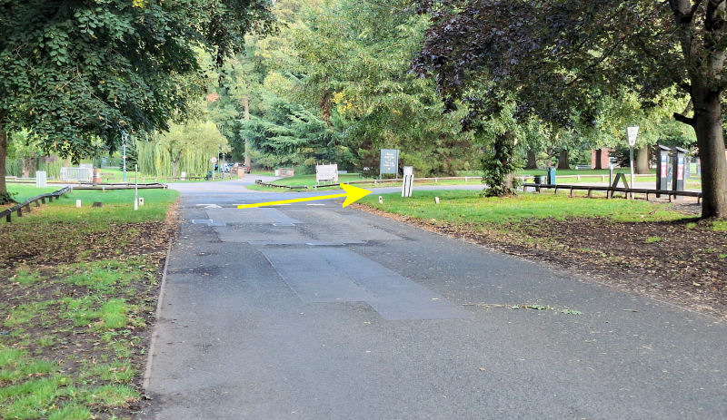 then right into the Pay and Display car park.