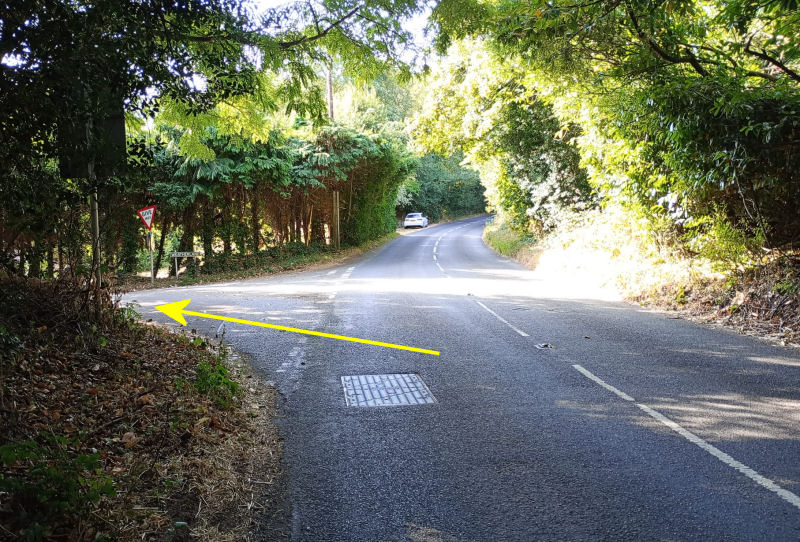 Or, shortly after leaving Astley, turn left onto Weather Lane.